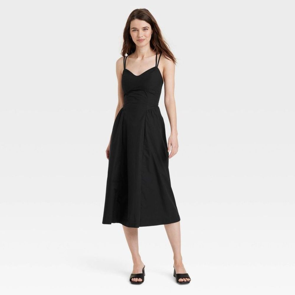 Women's Sleeveless Dress - A New Day Black S